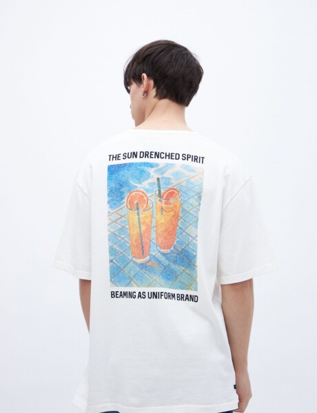 Remera Tame Off white