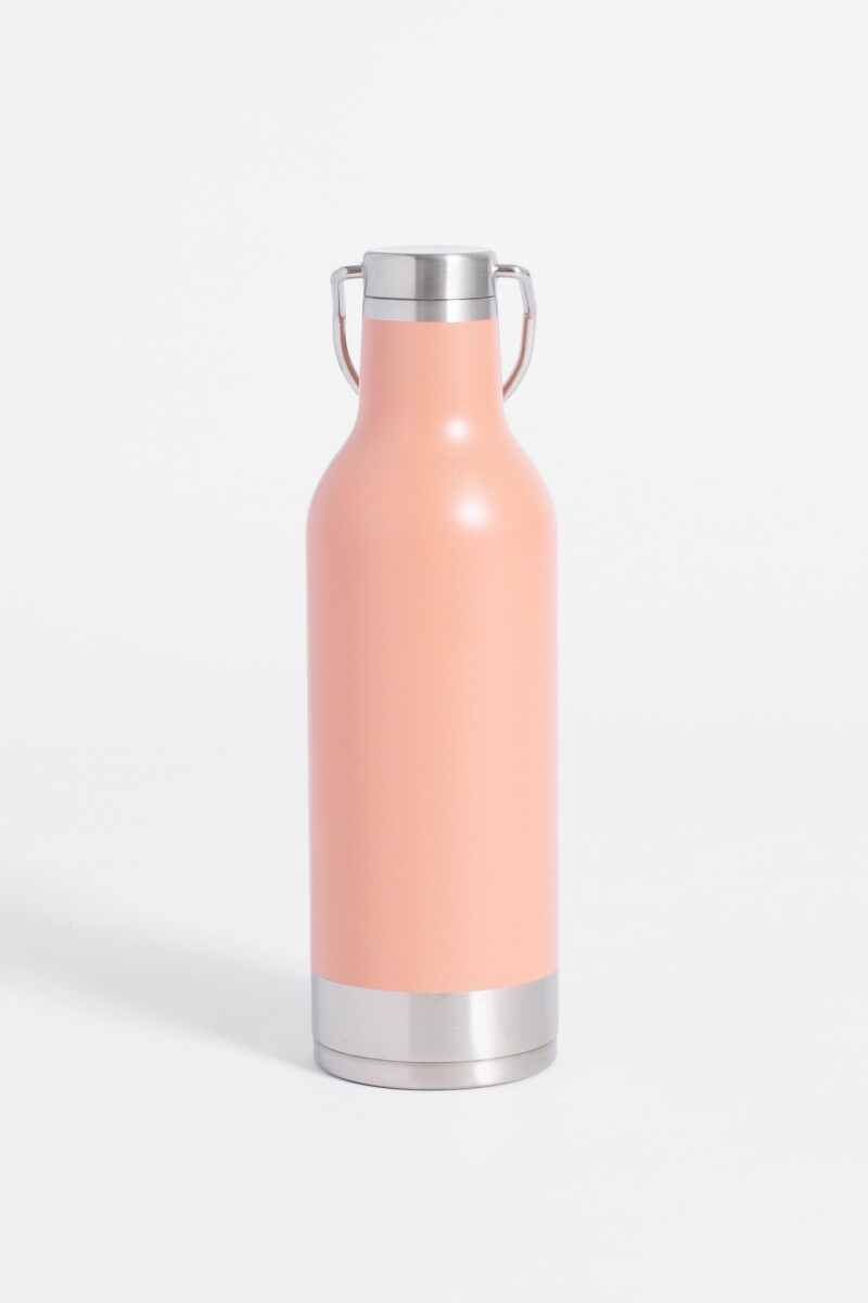 Botella termica con tapa 500 ml rosa