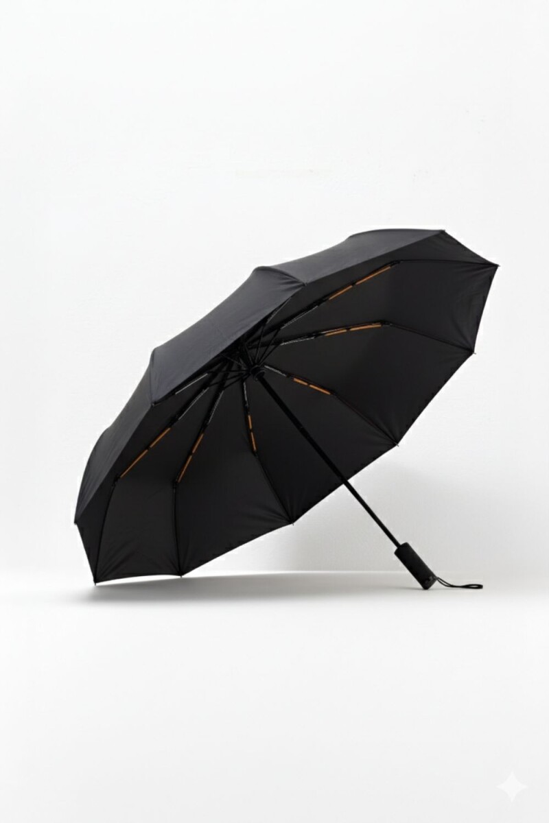 Paraguas liso negro