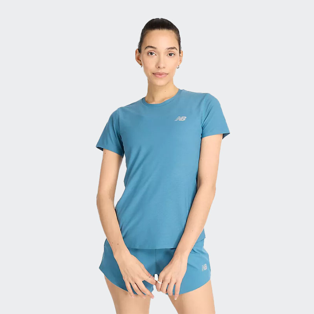 Remera New Balance Slim - Azul 