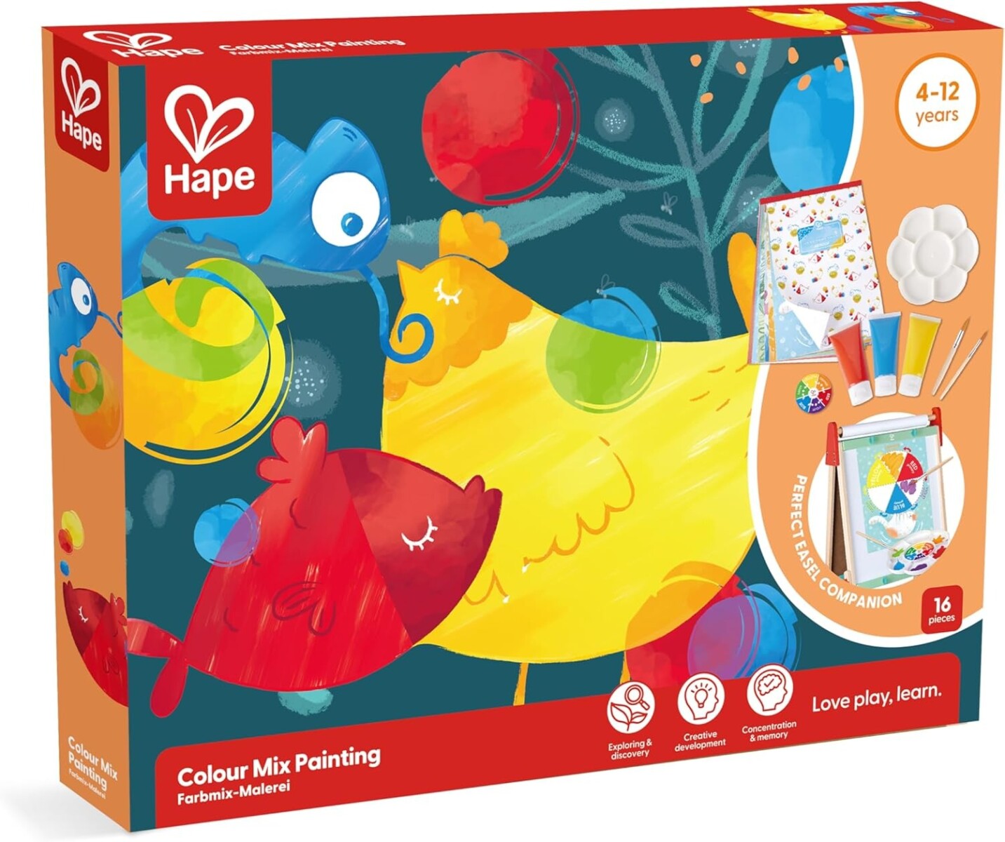 Kit pintar mezclando colores HAPE 