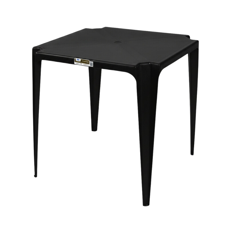Mesa cuadrada 70 x 70 cm Bela Vista NEGRO