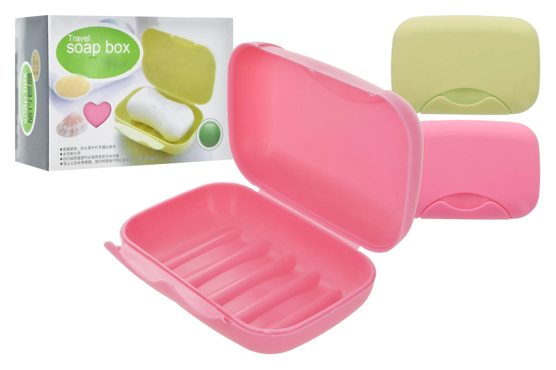 JABONERA PLASTICO 11X7.5CM EN CAJA COLOR 22380 Q200 