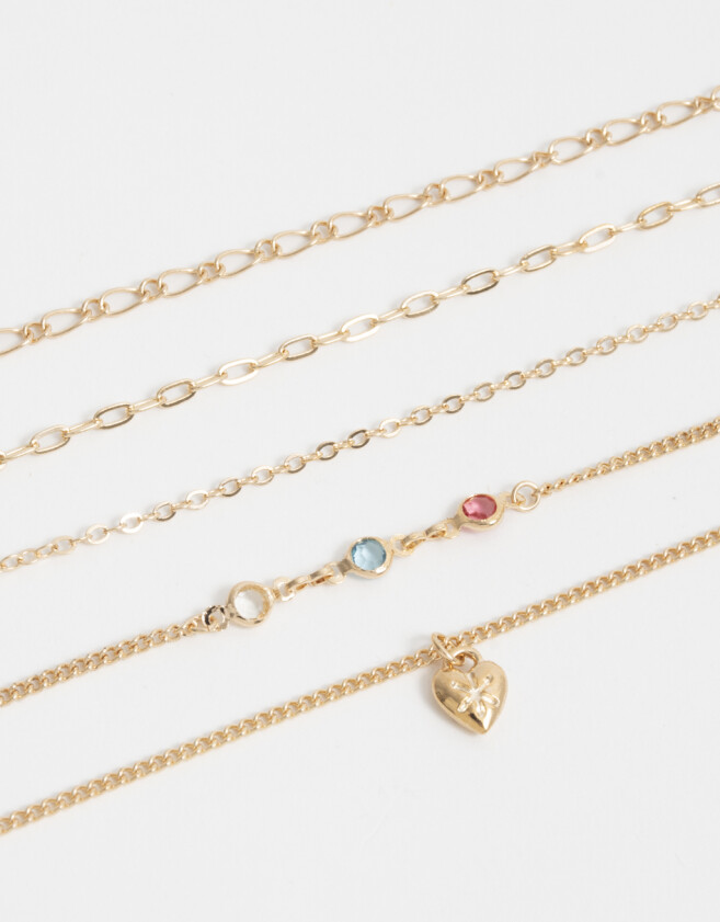 Pulseras Flexibles Sets Strass Pulseras Flexibles Sets De Metal - Dorado