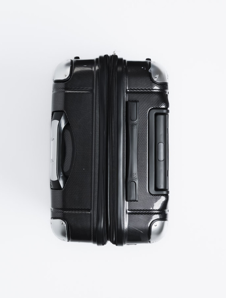 Valija Nomade Silver 24 Pulgadas Negro