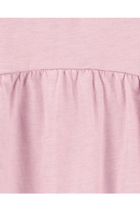 Blusa de algodón, rosada Sin color