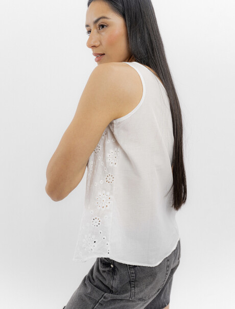 Musculosa broderie Musculosa broderie
