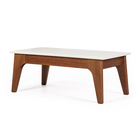 Mesa de centro Happy - 90 Roble Claro y Off white