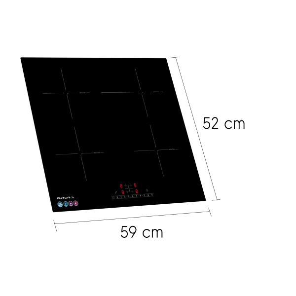 Anafe Futura Inducción Fut-pi400 ANAFE DE INDUCCION FUTURA FUT-PI400*****