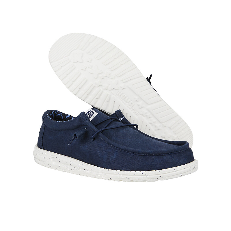 Calzado Hey Dude Wally Canvas Navy