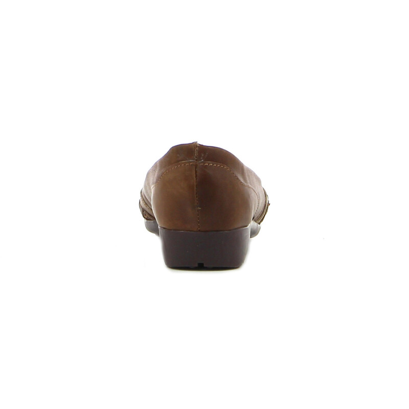 Country Mocasin C/cost En Cap Marron