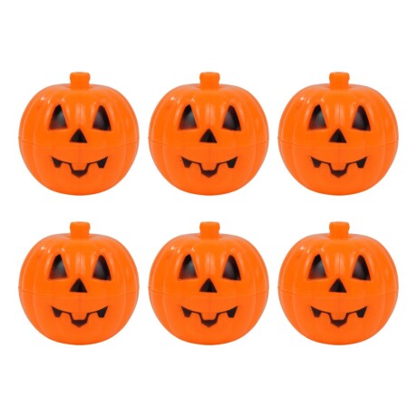 6 calabazas de plastico 6 calabazas de plastico