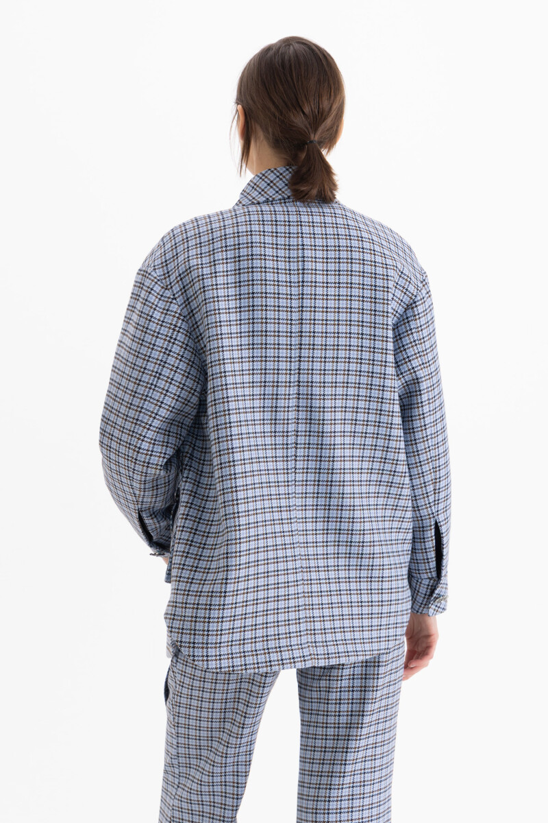 CHAQUETA LUNA Celeste