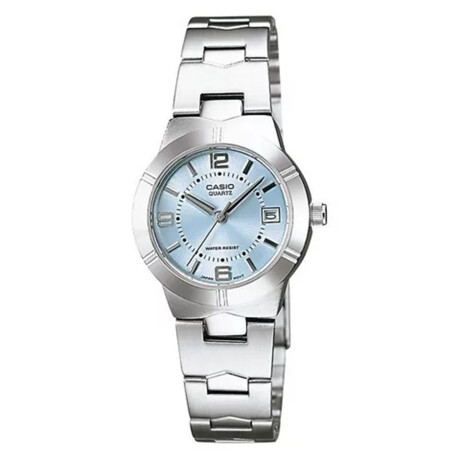 RELOJ CASIO LTP1241D-2ADF CLÁSICO ACERO INOXIDABLE PLATEADO 0