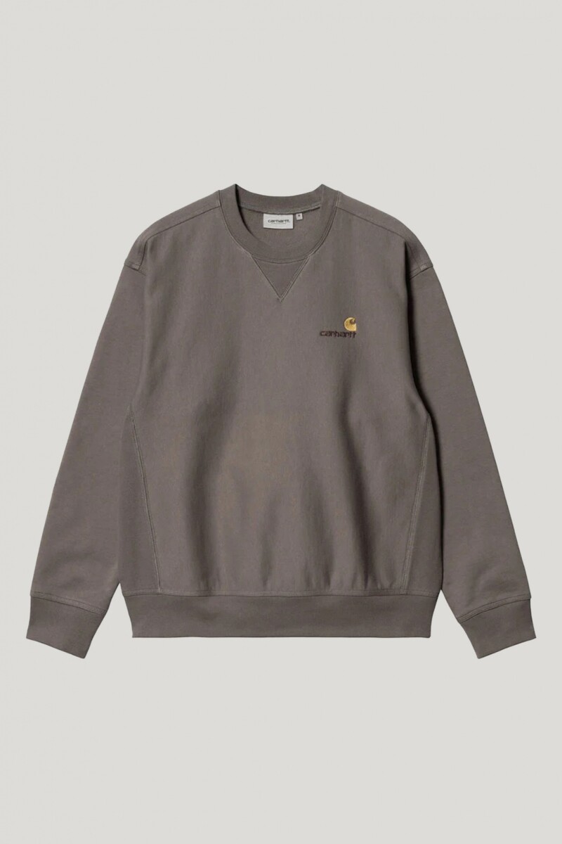 American Script Sweat Black Gris