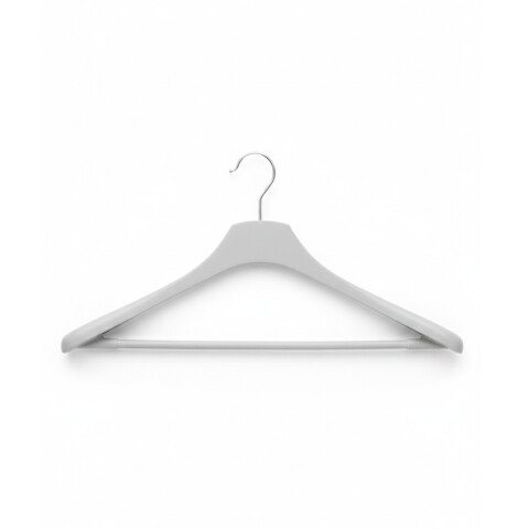 PERCHA PLAST GRIS 45X25CM Unica