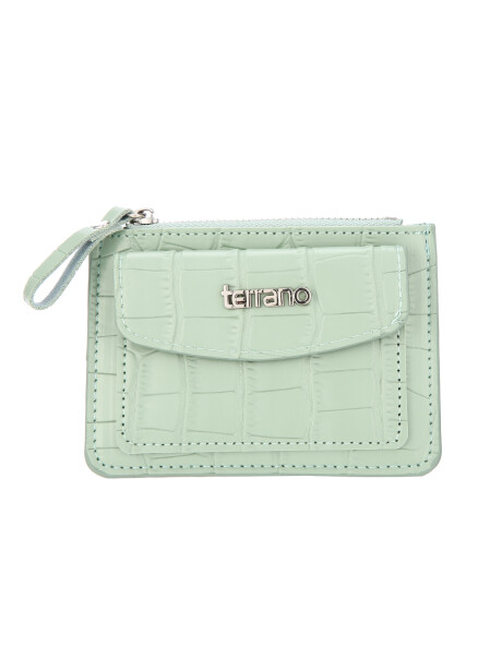 Tarjetero Croco Bruselas Verde