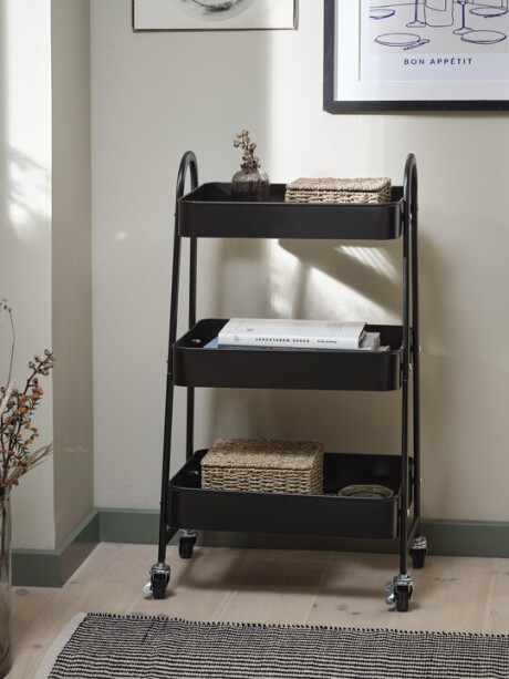 Carrito KANSTRUP acero negro Carrito KANSTRUP acero negro