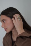 Stone Ring Alpaca Caramel