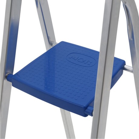 Escalera en Aluminio de 3 Escalones Plegable Mor Plateado