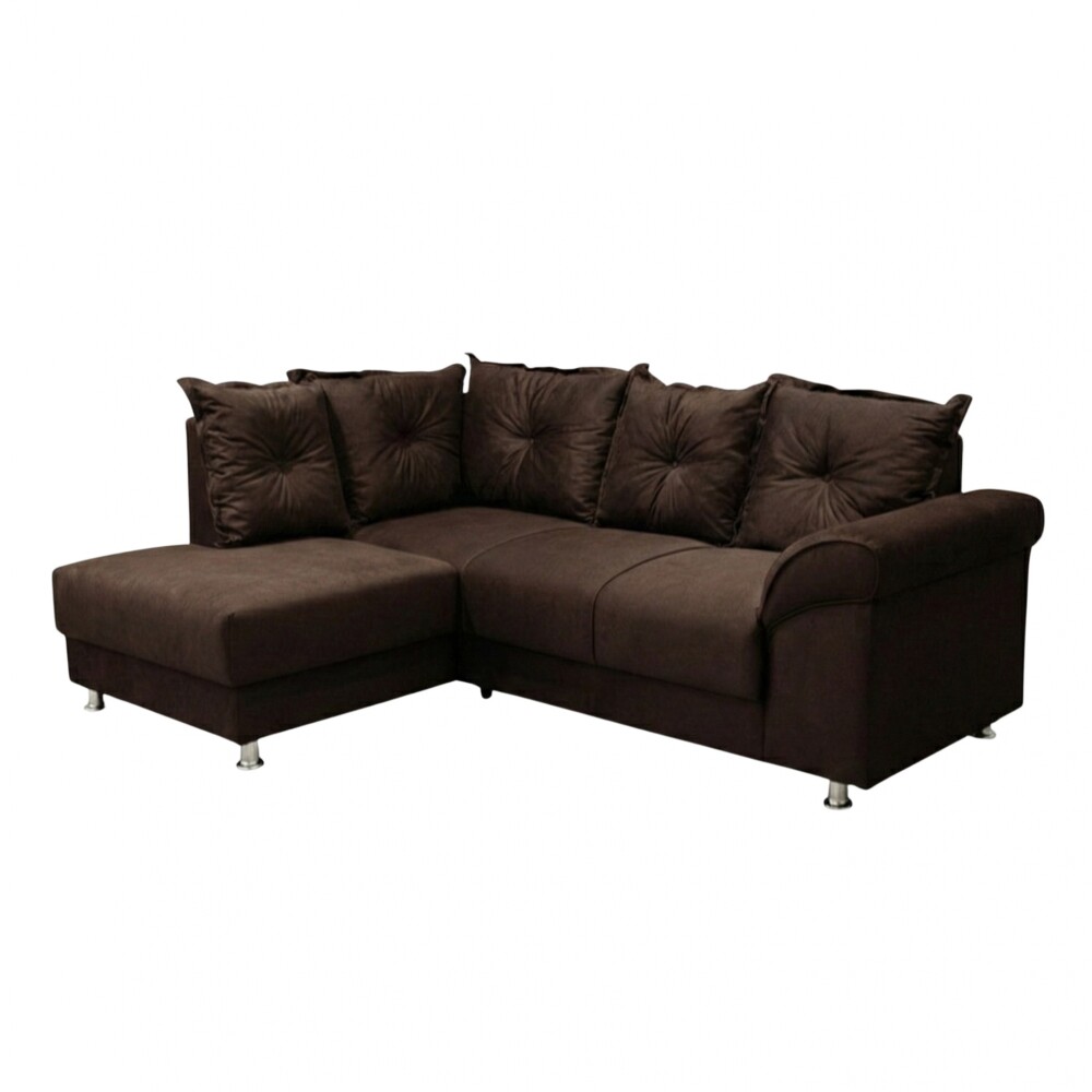 Sillón Esquinero 5 lugares - Bari Marrón Oscuro