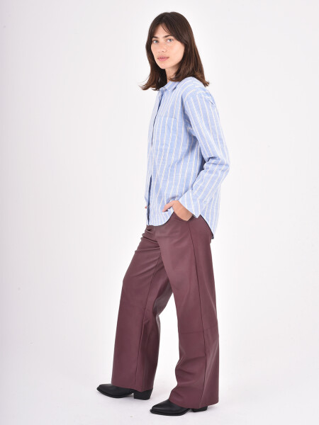 PANTALON PAULINA BORDEAUX