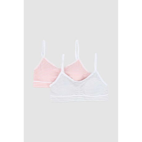 Pack x 2 top sin costura Lila