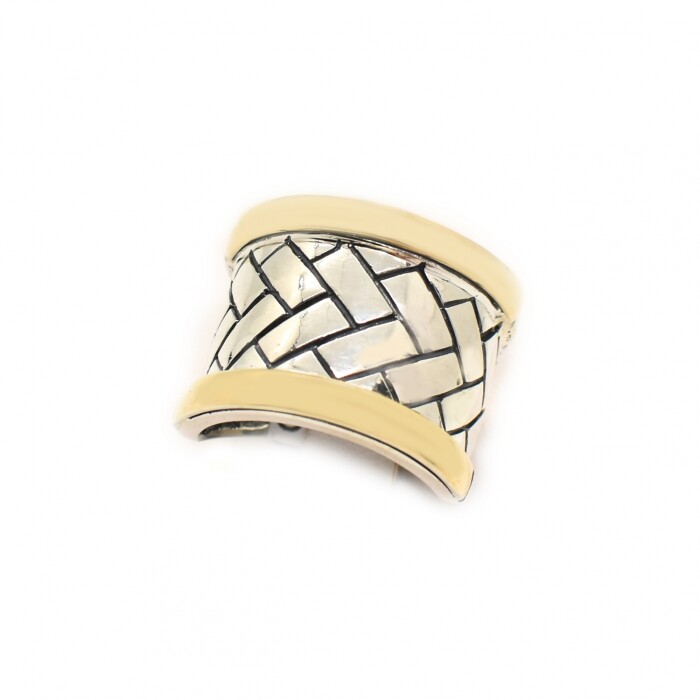 Anillo en Oro y Plata 925 Anillo en Oro y Plata 925
