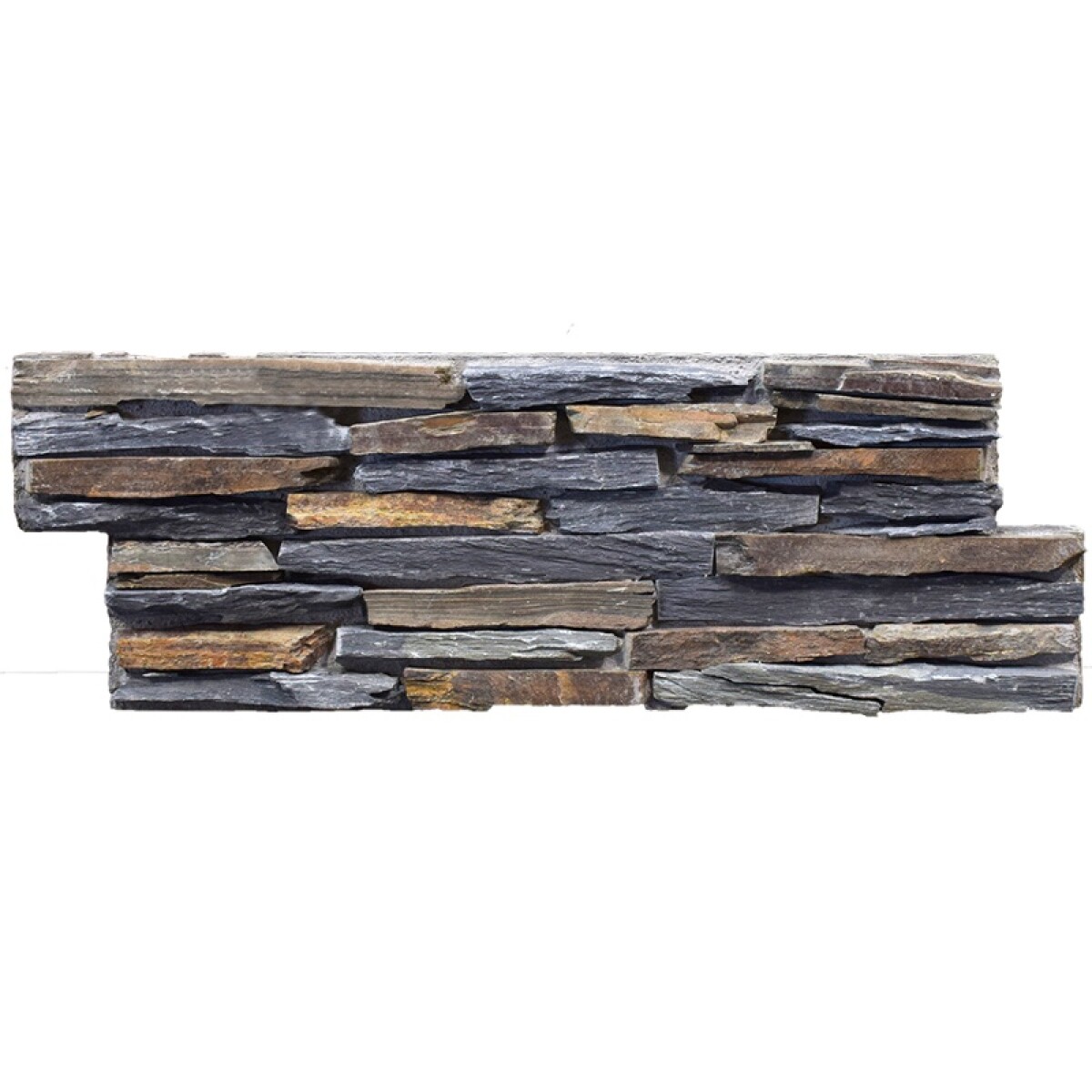 Revestimiento Piedra Natural Black Con Rusty 20x55 Cm 