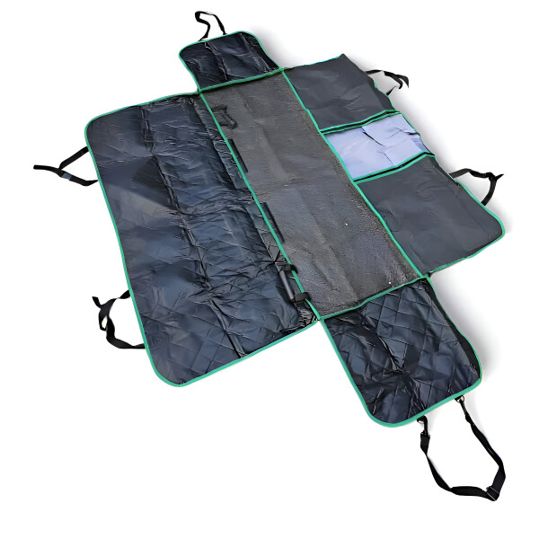 Cubre Asiento Auto Funda Protector Mascota Impermeable TEMO Color Negro 1