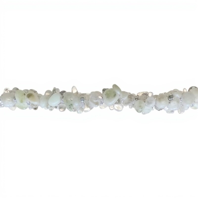 Collar cuarzo verde y rosa - Cuarzo - CD3562 conpiedra
