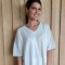 Remera Nogal Knitted Blanco