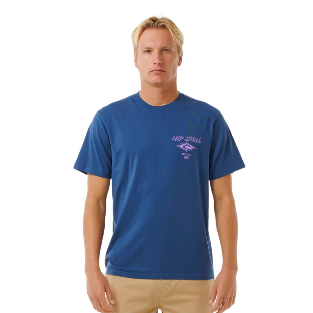 Remera Rip Curl Fade Out Icon Tee - Azul 