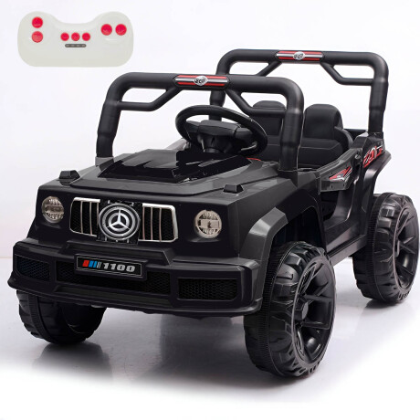 Auto A Bateria Cuatriciclo Wagon 4x4 C/control Remoto Negro
