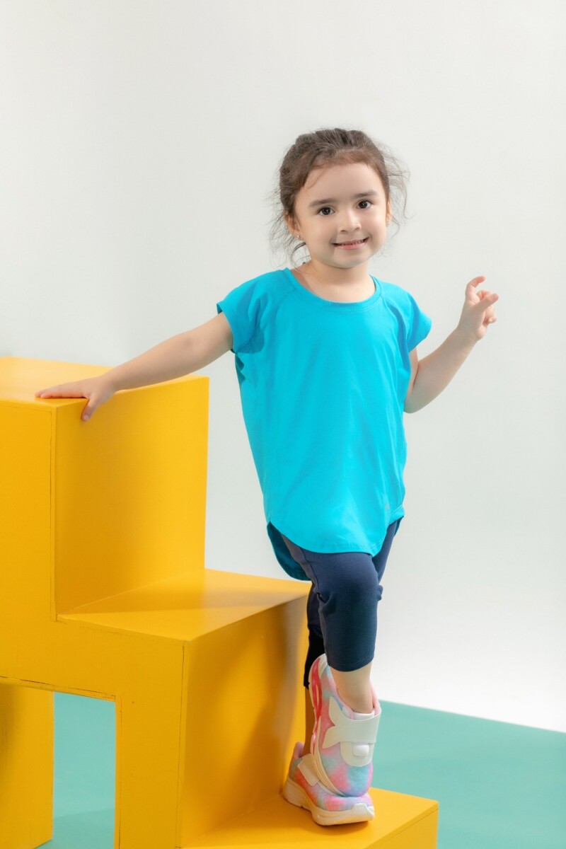 Capri de Algodón. AZUL MARINO