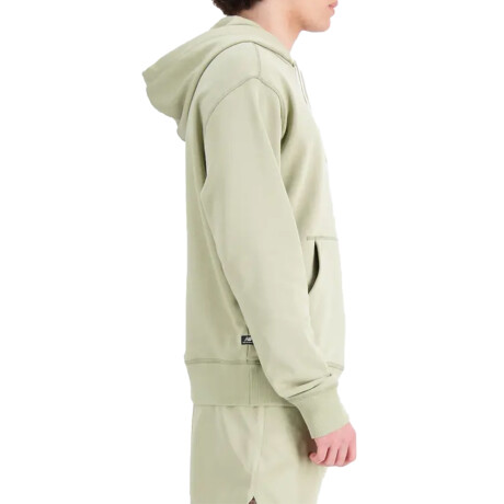 Buzo New Balance ESSENTIALS HOODIE GREEN