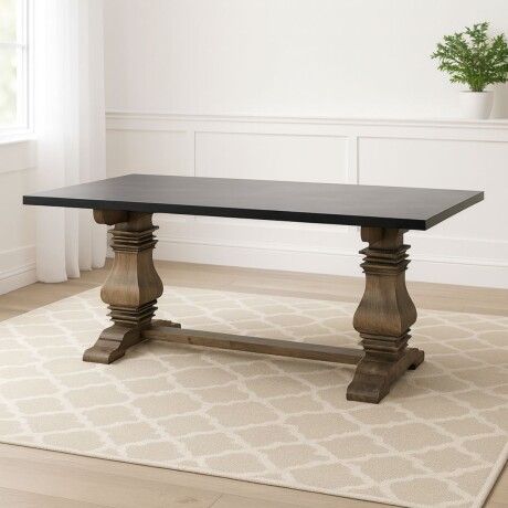 MESA DE COMEDOR FRENCH Negro - UNICO