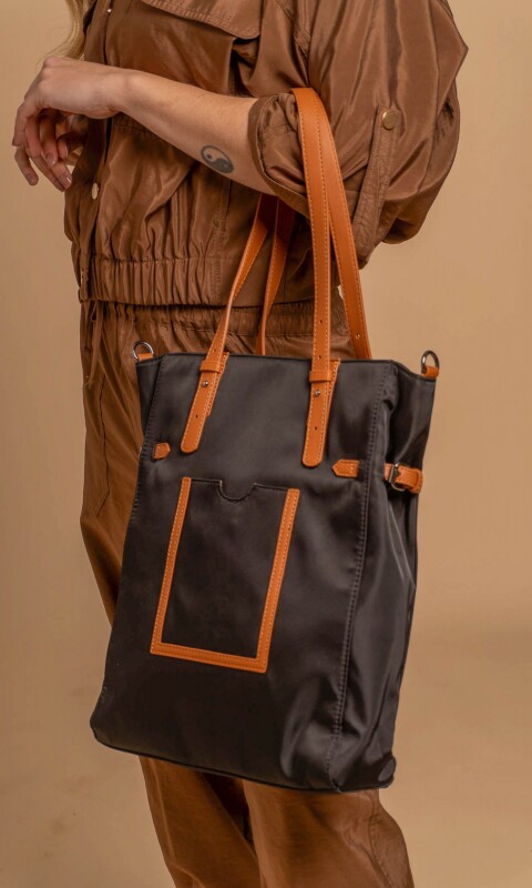 BANDOLERA BROMELIA NEGRO C/SUELA