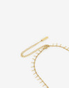 Collares Cortos Metal Collar Corto De Acero - Dorado