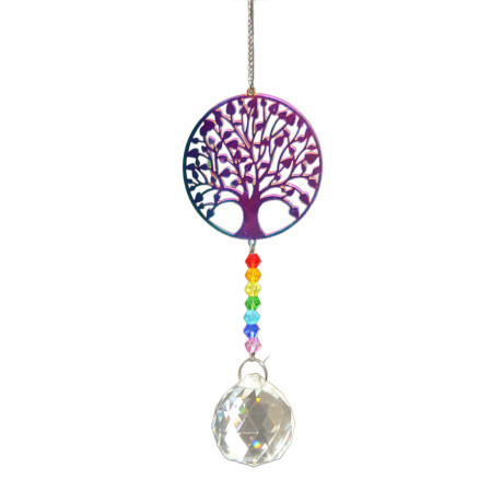 Atrapasol Figura en Circulo Árbol De La Vida