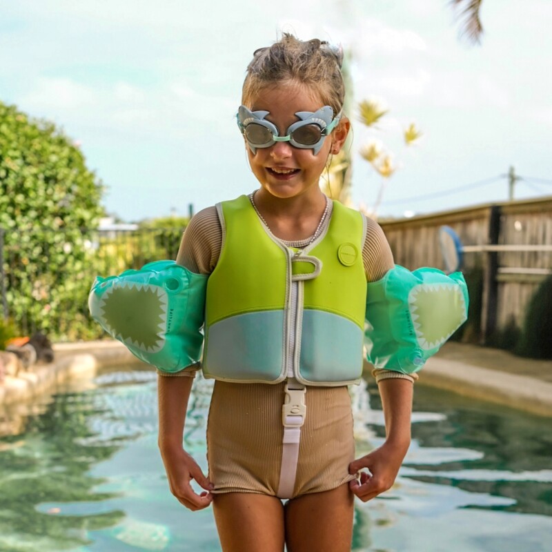 S41SG Lentes De Agua/piscina Para Niños De 3 A 9 Años Sunnylife - Goggles Aqua