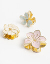 Broches Sets Flores Set De 2 Broches De Flore Metalicas - Combinacion Multicolor