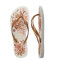 Sandalia de Mujer Havaianas Slim Organic Blanco - Dorado