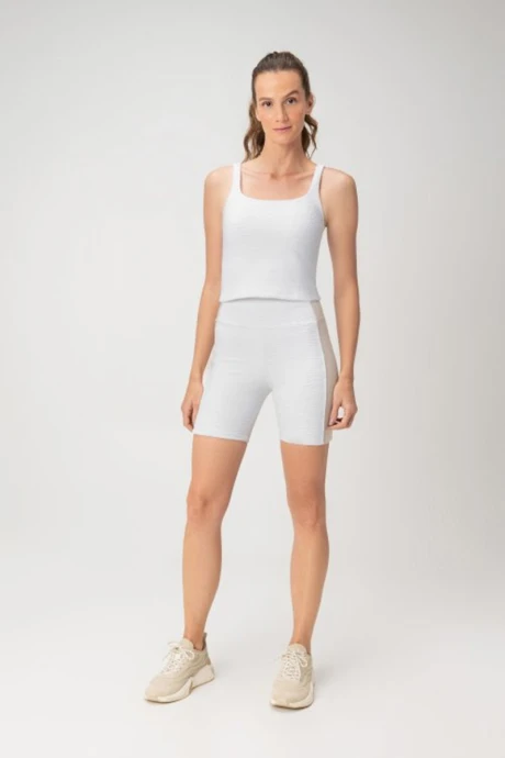 SHORT BERMUDA CYCLE Blanco