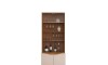 Cristalero 2 Puertas de Vidrio en MDF - Nice Beige