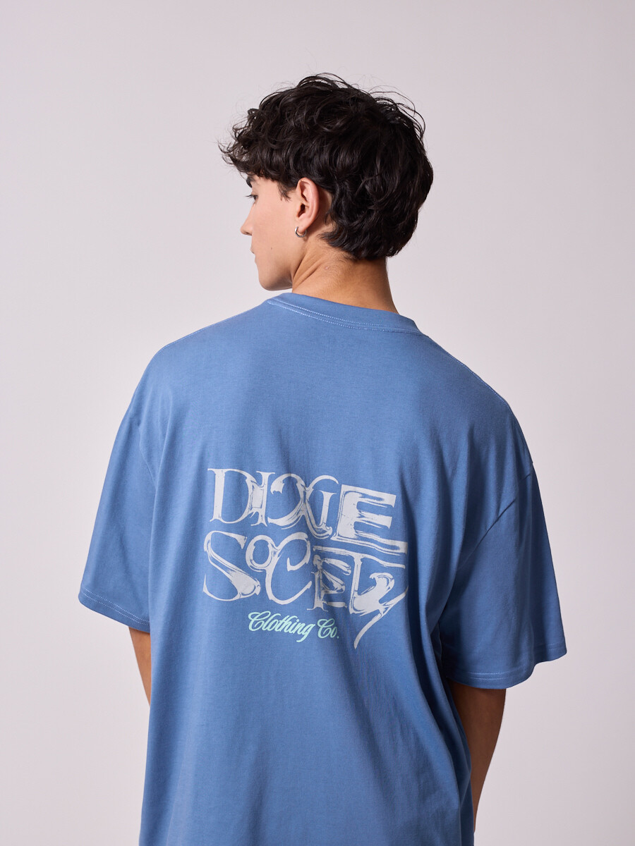 T-SHIRT TULAN DIXIE Azul Piedra
