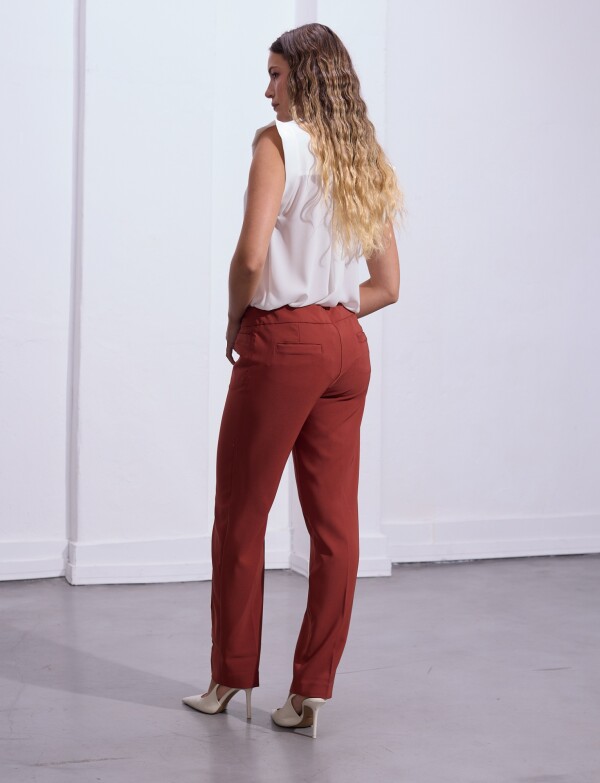 Pantalon Pull On TERRACOTA
