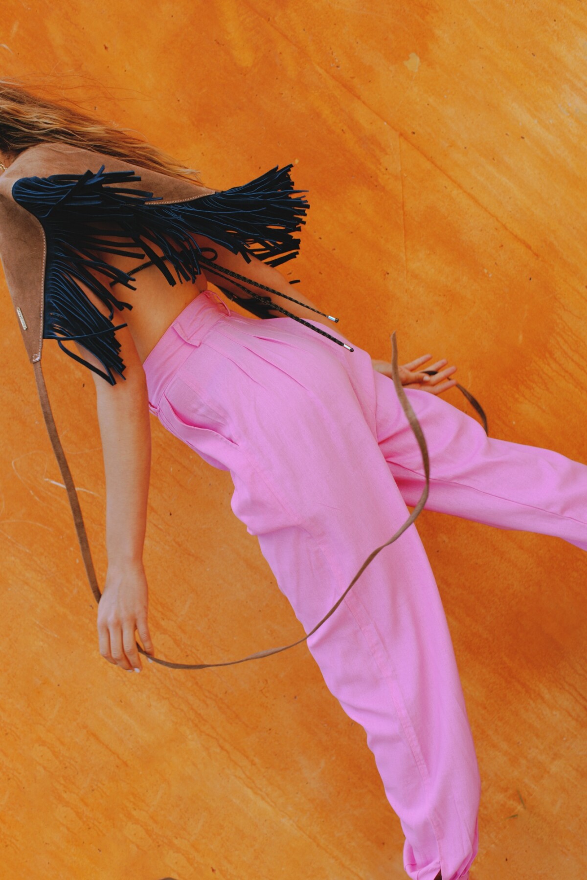Colorful Gaucho Pants Chicle