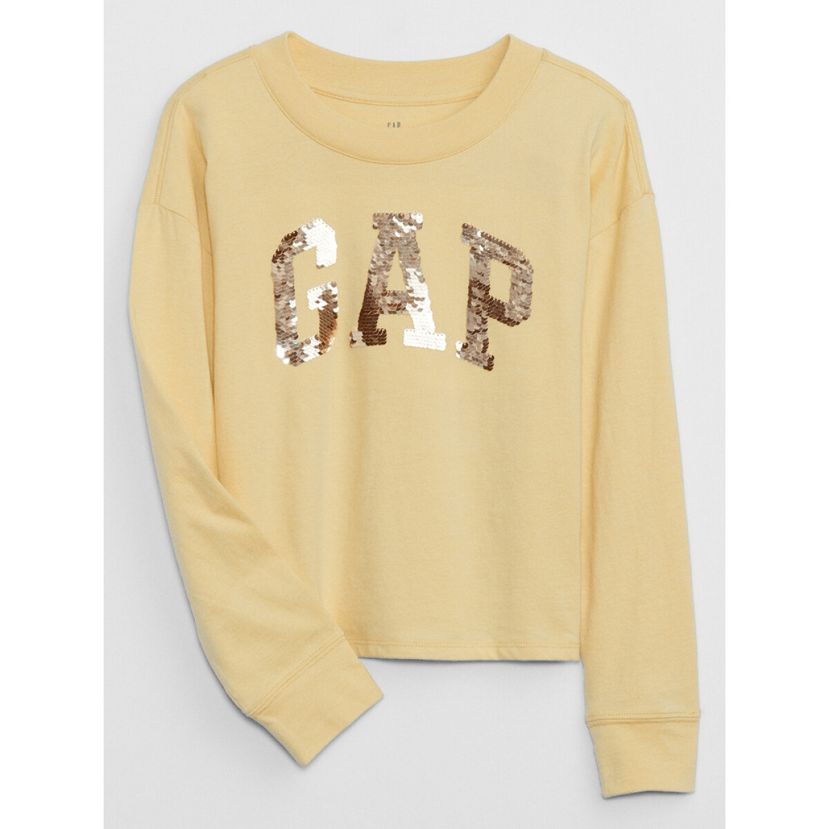 V-LS ELV LOGO TEE - FADED YELLOW 