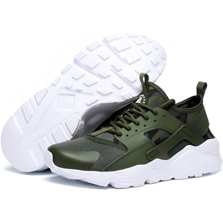 Calzado Adulto Casual Deportivo Unisex Acordonado Verde